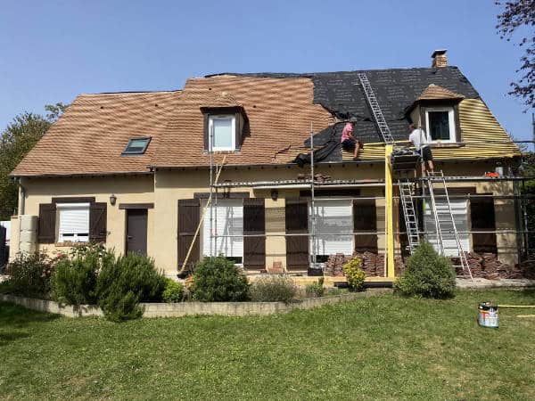 Rénovation de toiture en shingle
